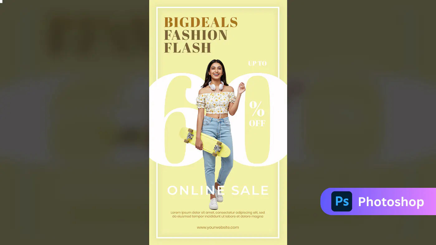 Summer Fashion Flash Sale Template