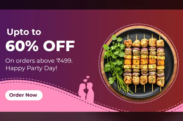 Restaurant Party Deal Promo Template