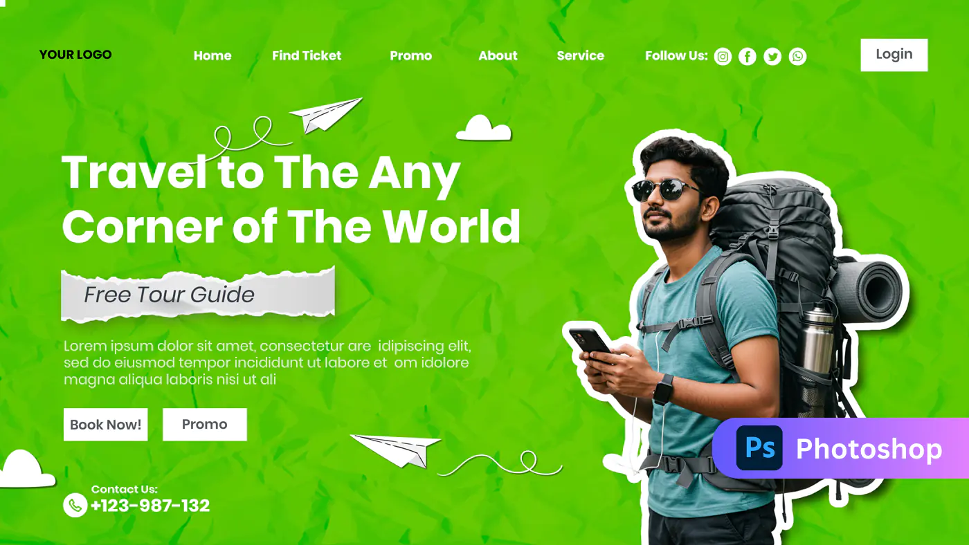 Global Adventure Travel Landing Page