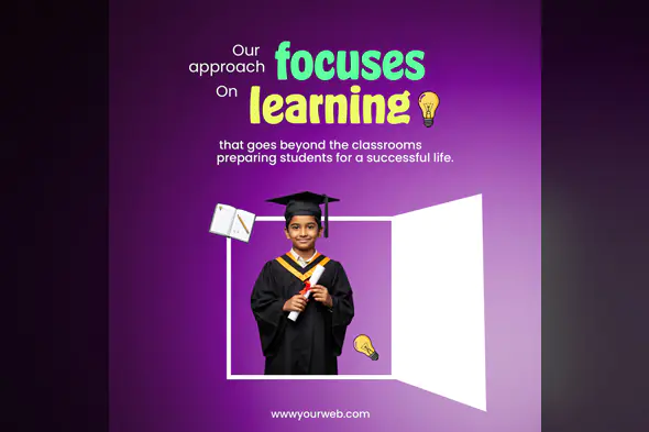 Enhanced Holistic Education Ad Template