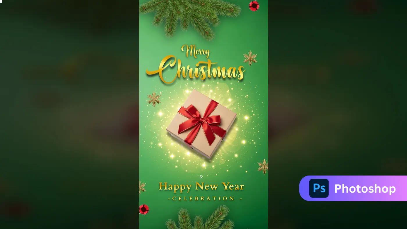 Elegant Christmas & New Year Celebration Template