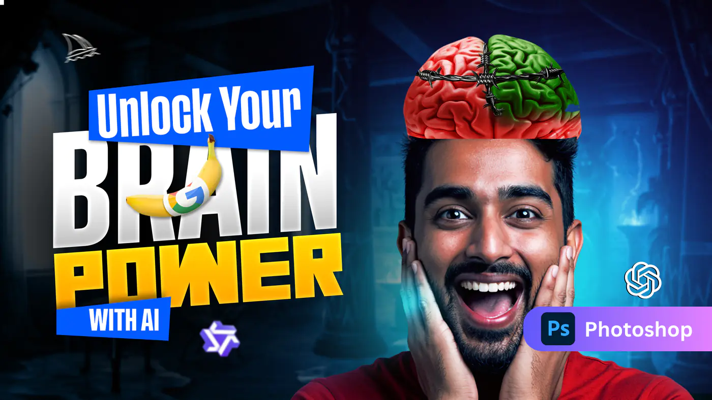 AI Brain Power Course Promo Template
