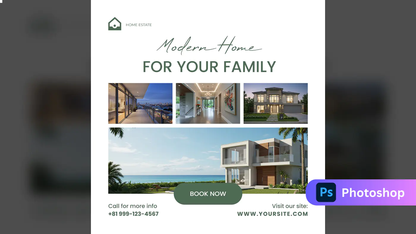 Luxury Real Estate Social Media Template