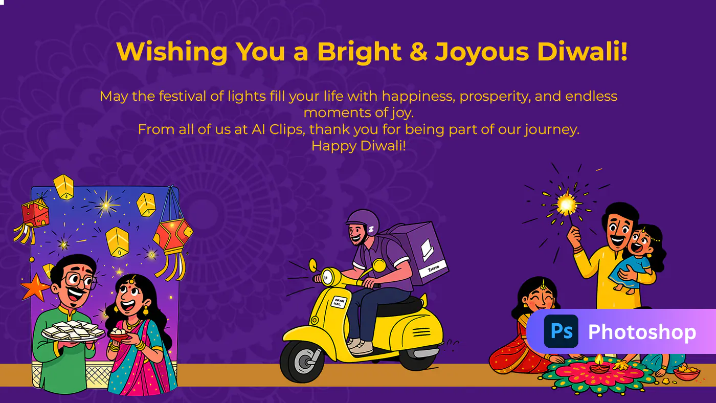 Diwali Celebration Social Media Template