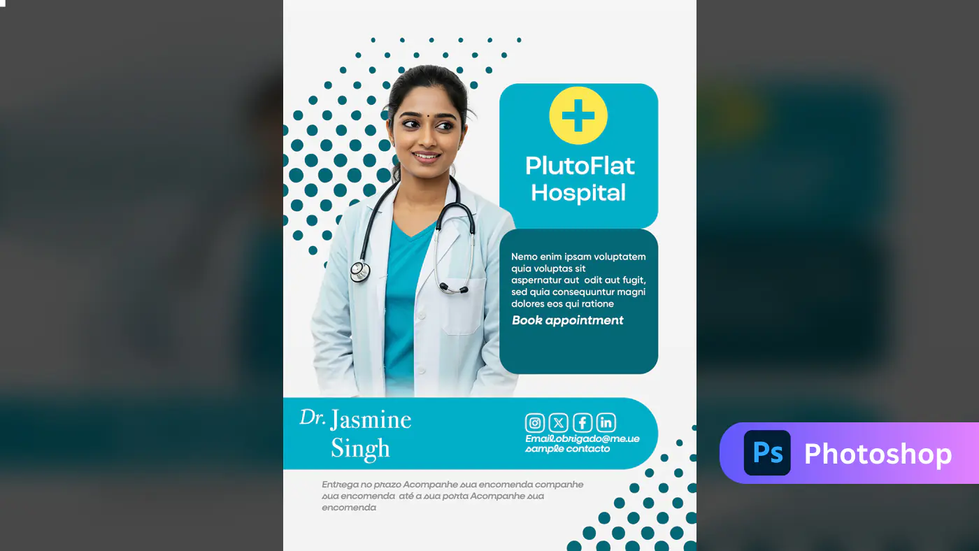 Modern Hospital Doctor Profile Template