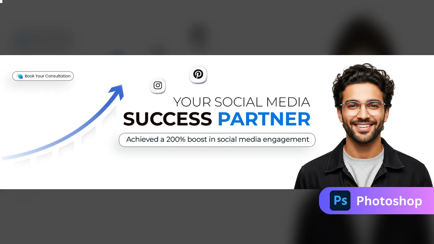 Social Media Growth Partner Ad Template