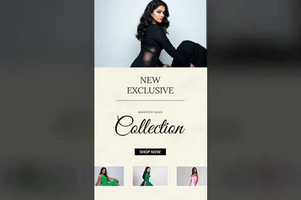 Elegant Fashion Collection Sale Template