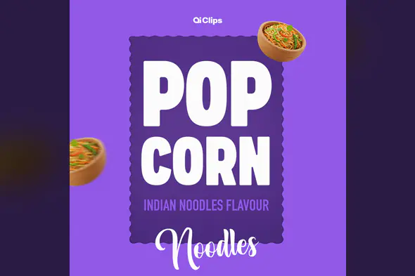 Enhanced Indian Noodle Popcorn Ad Template