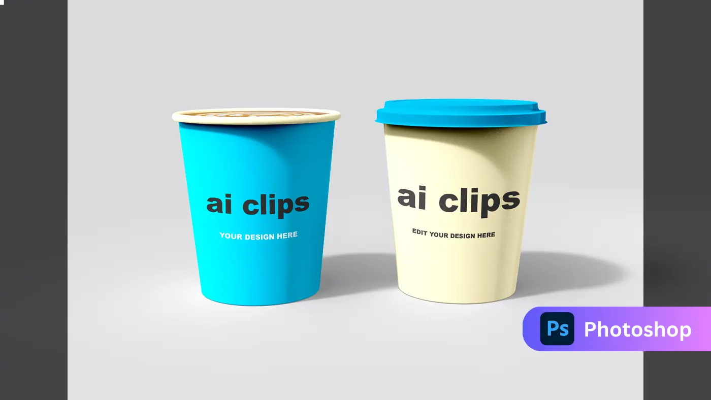 Minimal Coffee Cup Branding Mockup
