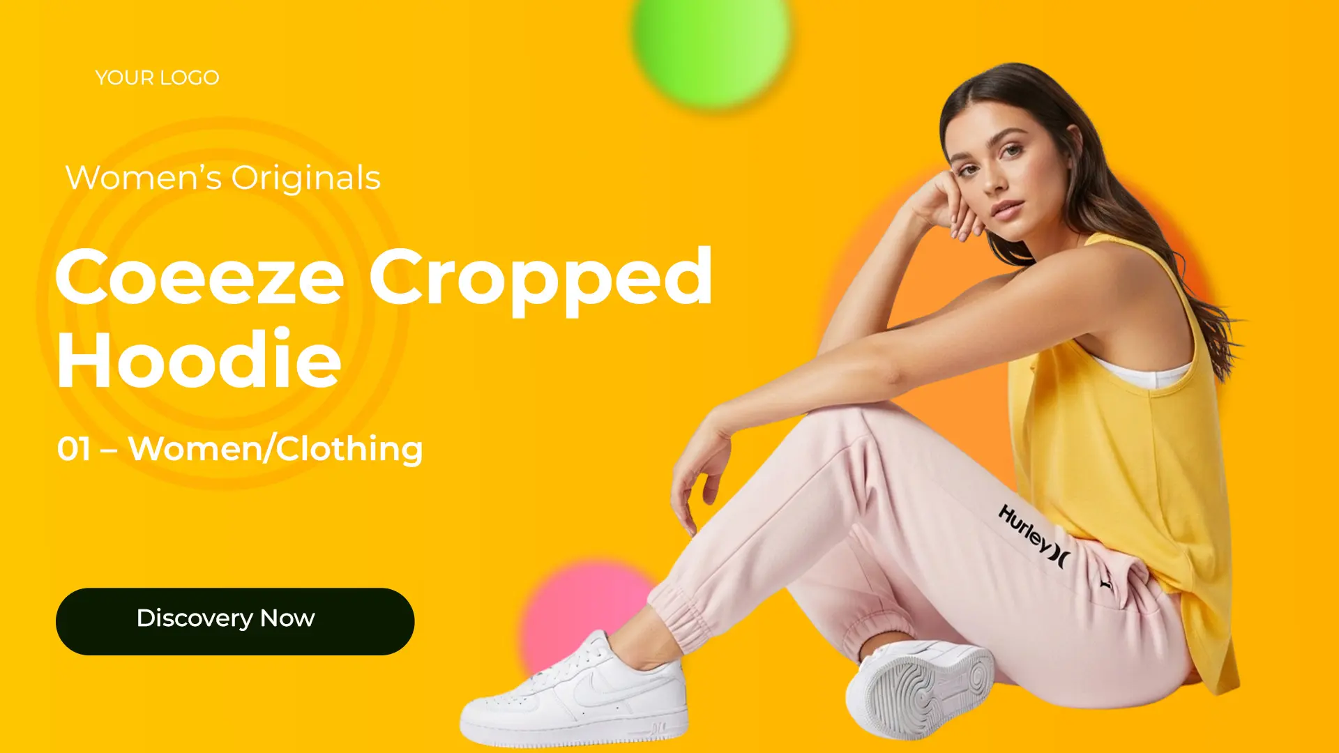 Vibrant Streetwear E-commerce Banner
