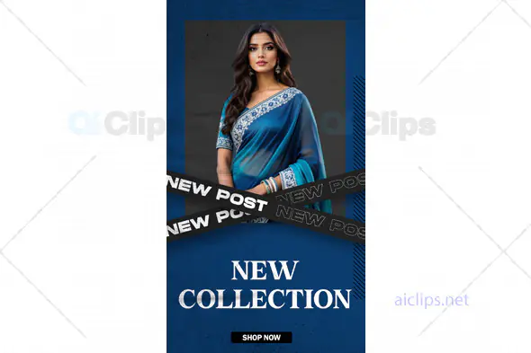 New Collection Fashion Banner PSD Template
