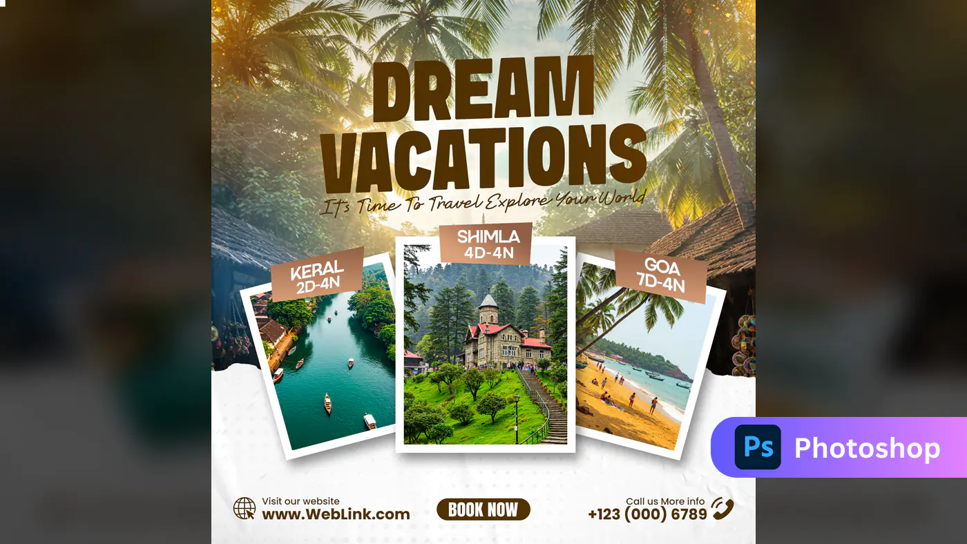 Tour Package Dream Vacations Travel Template