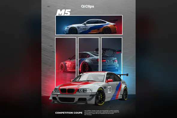 BMW M5 Racing Showcase Template