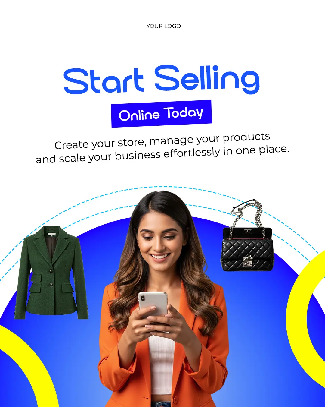 E-commerce & Online Selling Ad Template