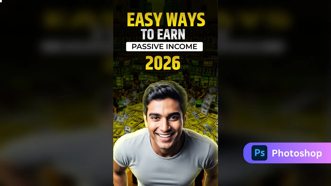 Passive Income Guide 2026 Thumbnail Template