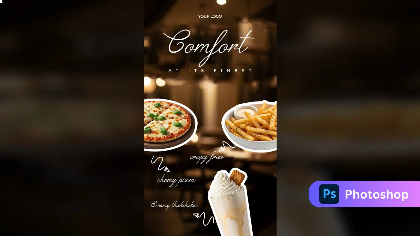 Delicious Comfort Food Ad Template