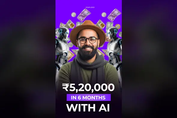 AI Earning Potential Promotional Template