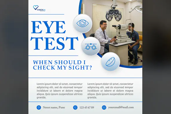 Eye Test Clinic Promotion Template