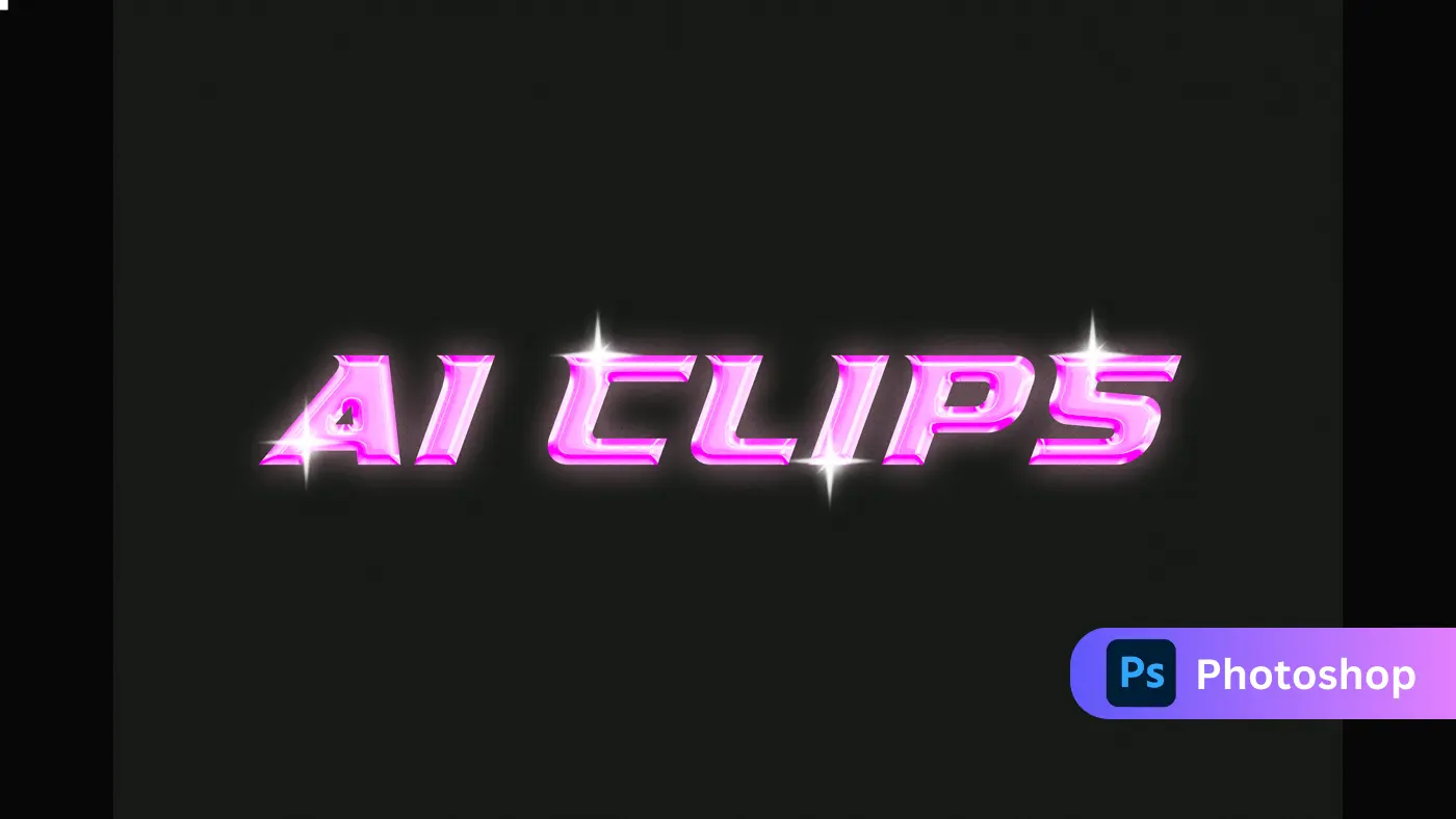 Retro 80s Neon Text Effect Futuristic Glow Typography