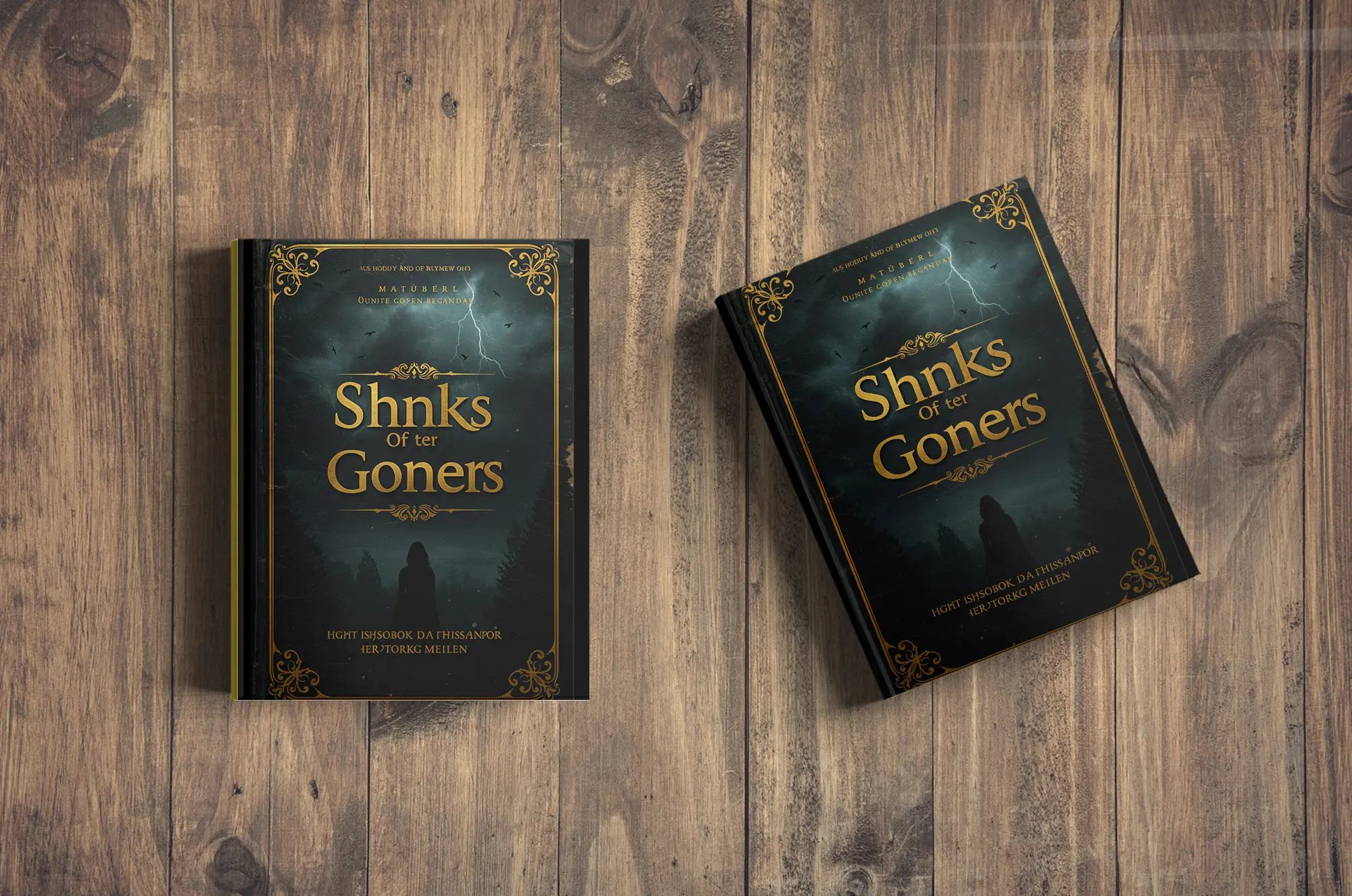 Suspense Storybook Cover Mockup