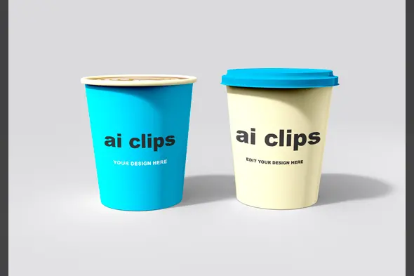 Minimal Coffee Cup Branding Mockup