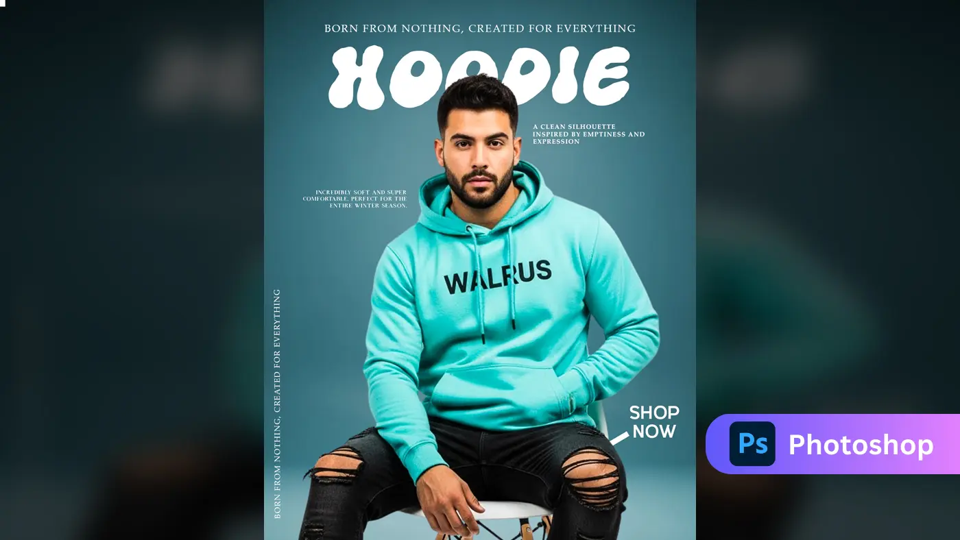 Modern Urban Hoodie Ad Template