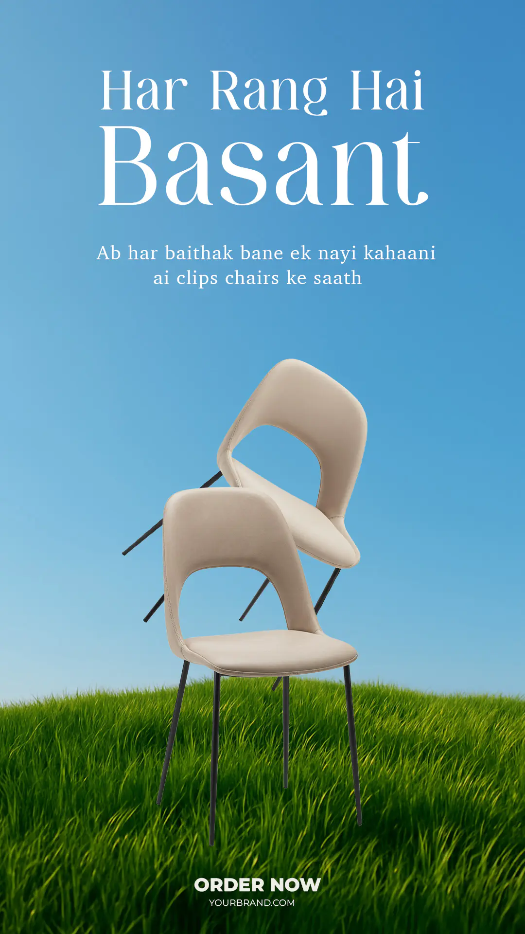 Enhanced Basant Festival Chair Ad Template