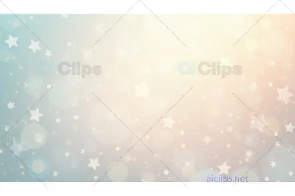 Soft Pastel Starry Sky Background with Gentle Bokeh Effect