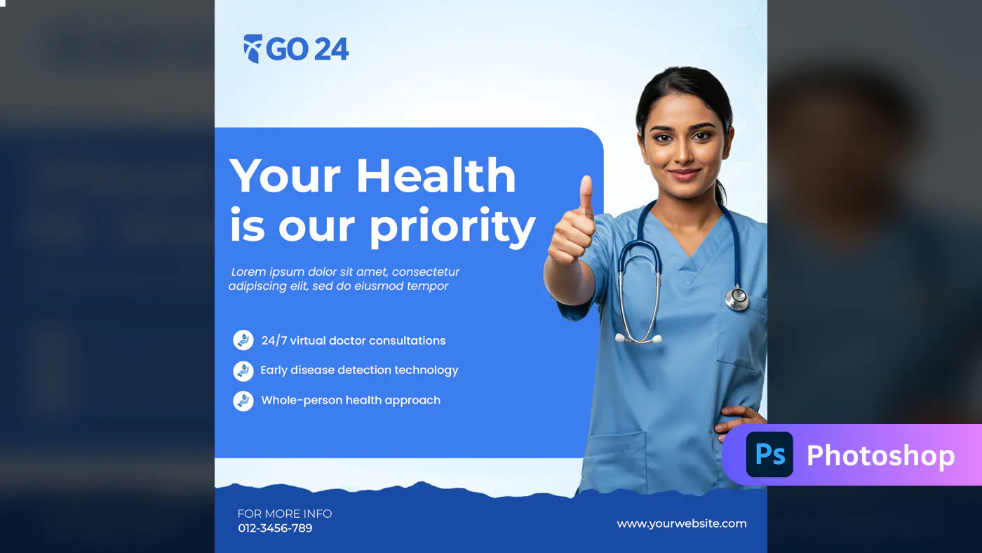 Telemedicine Service Promotion Template