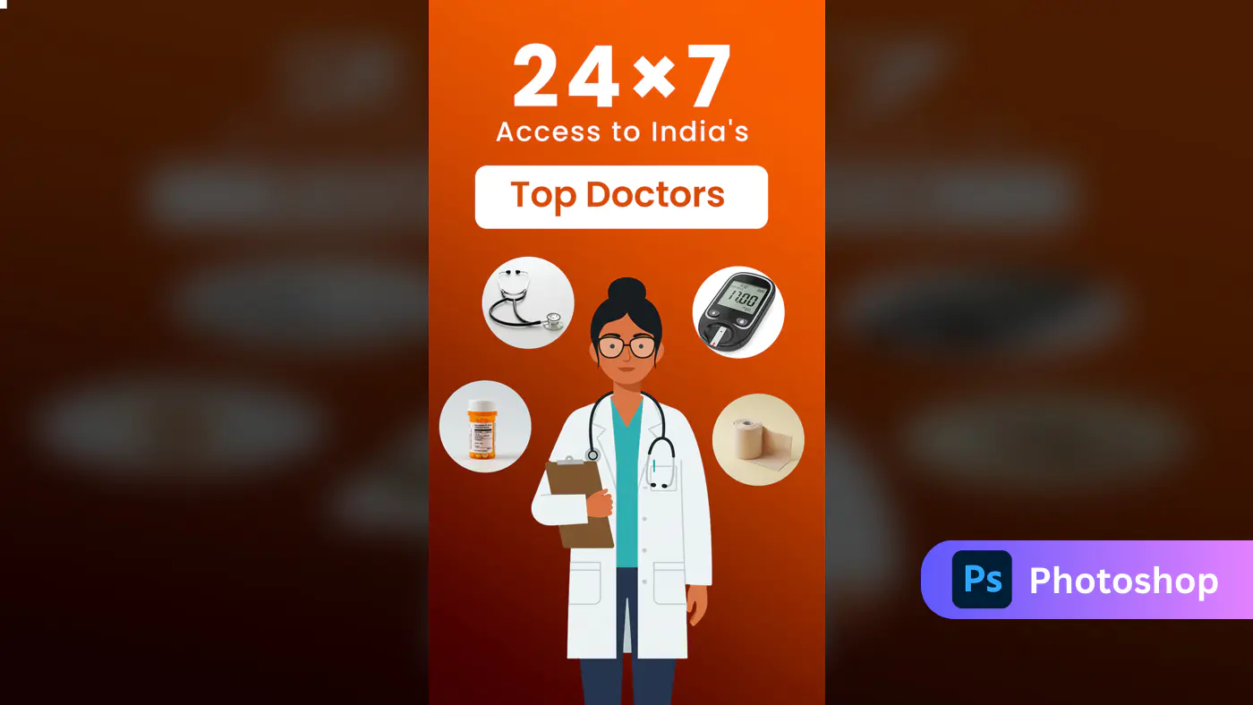 24/7 Medical Access Banner Template
