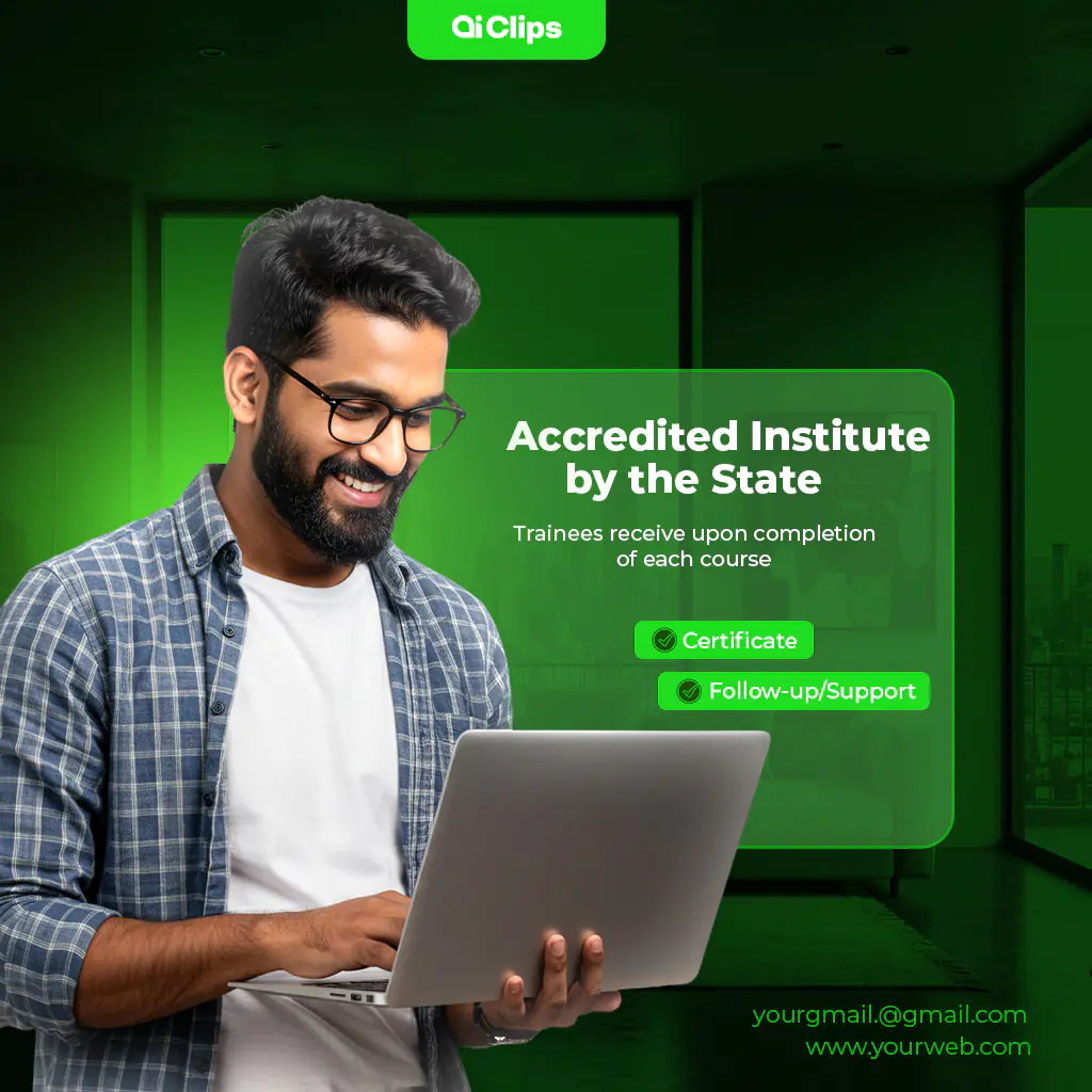 Enhanced Online Education Institute Promotion Template