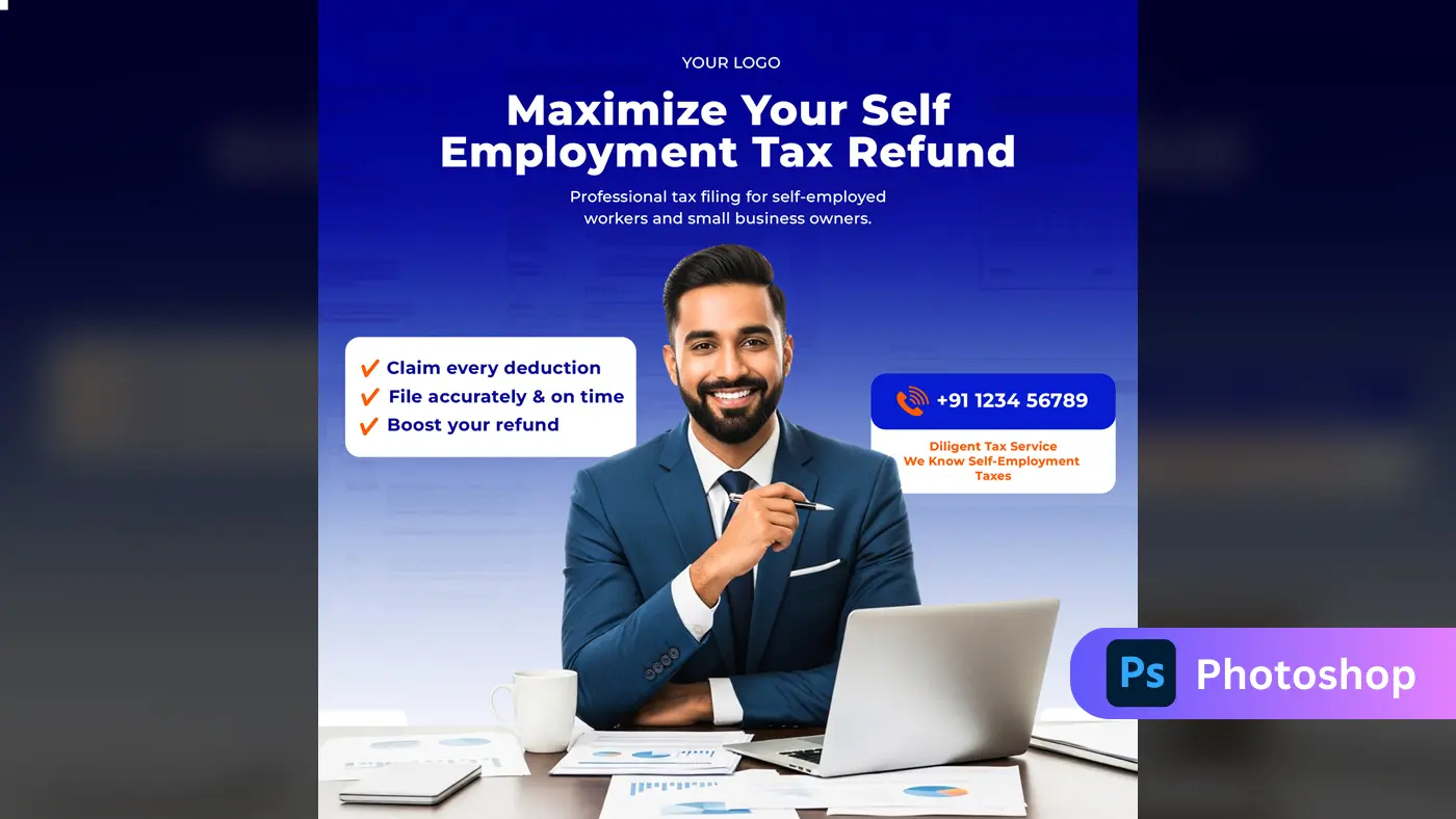 Professional Tax Advisor Social Media Template