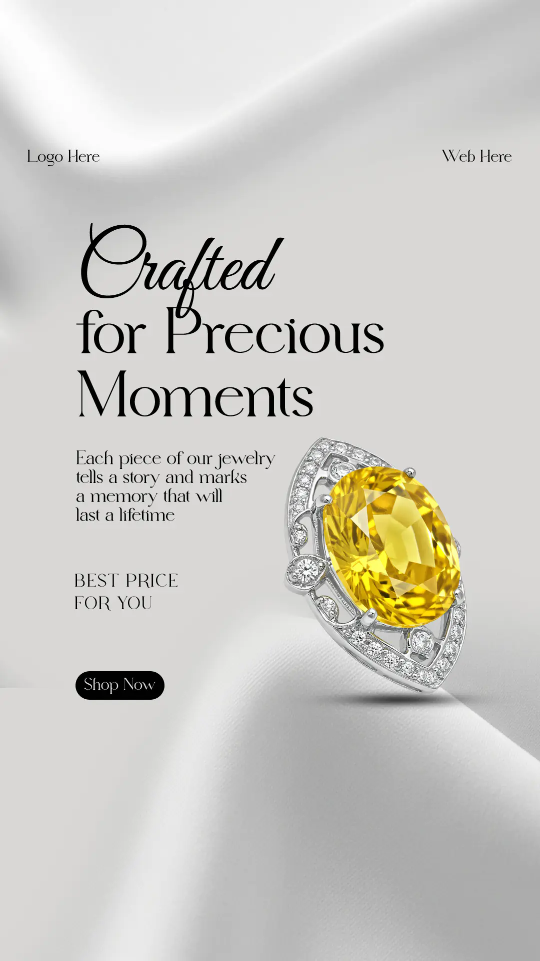 Sophisticated Jewelry Promotion Template