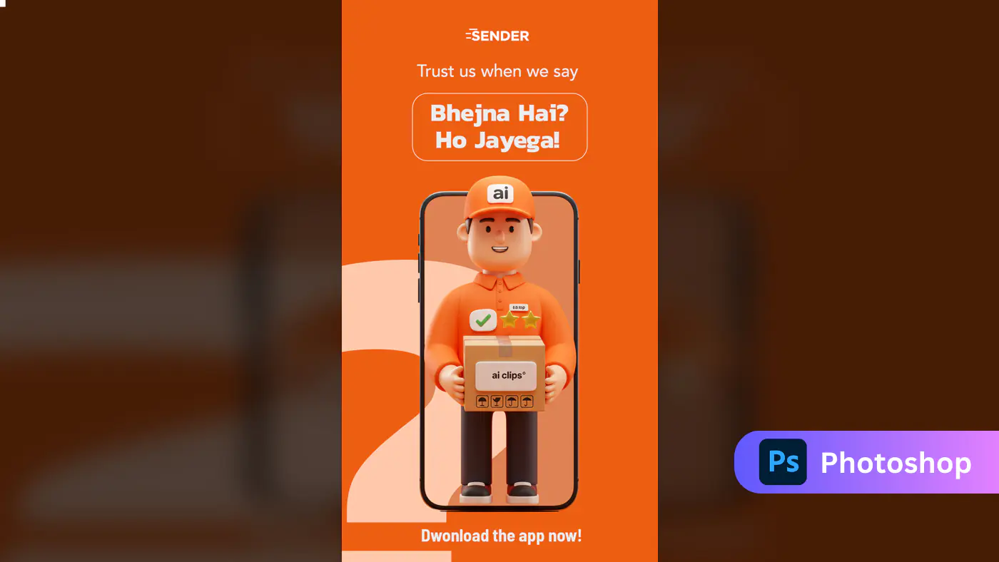AI-Powered Delivery App Promotion
