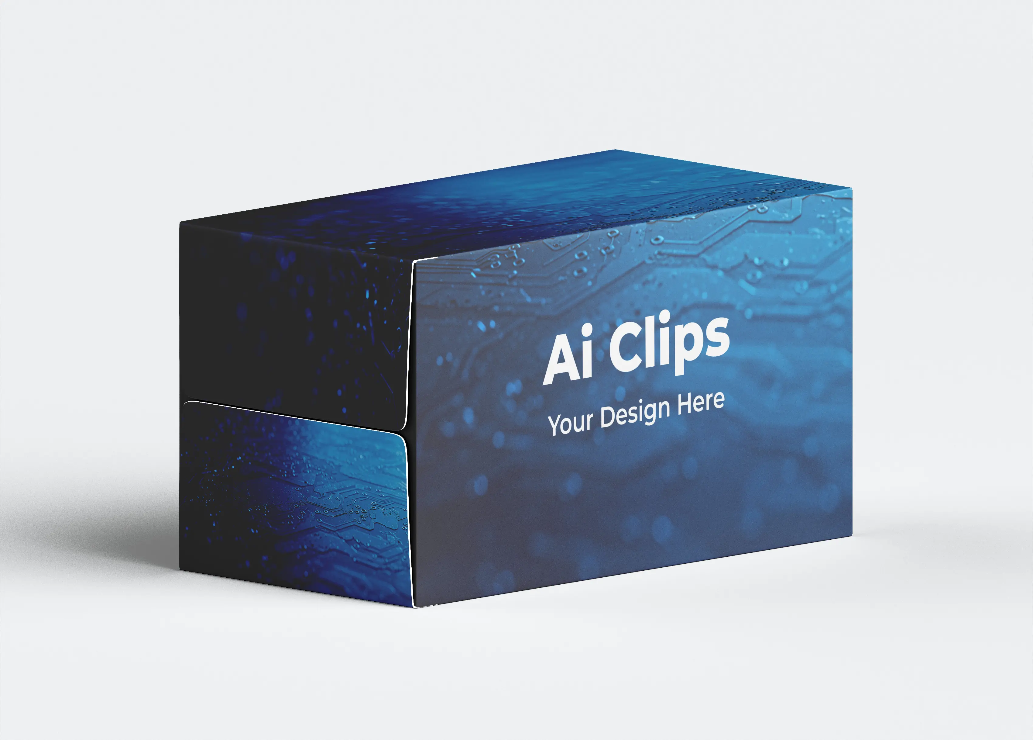 Futuristic Product Box Mockup