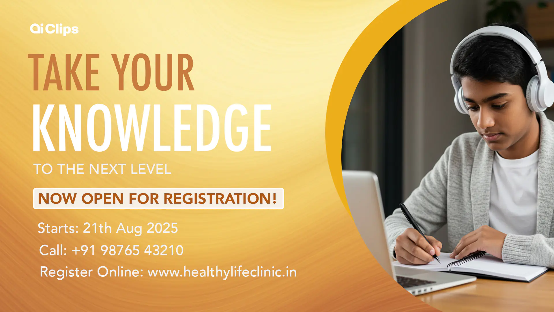 Enhanced Online Education Registration Banner