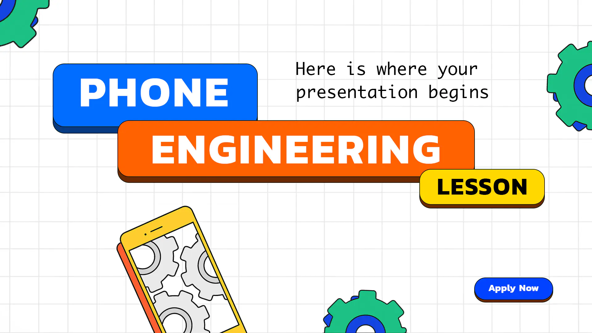 Phone Engineering Course Banner Template