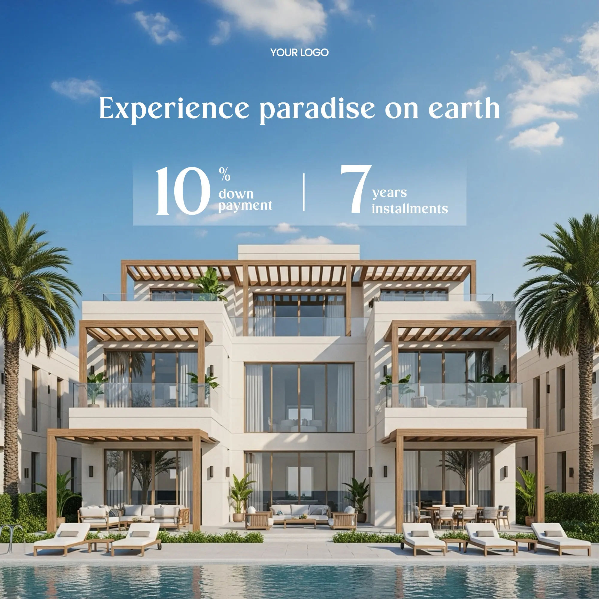 Tropical Luxury Villa Payment Plan Template