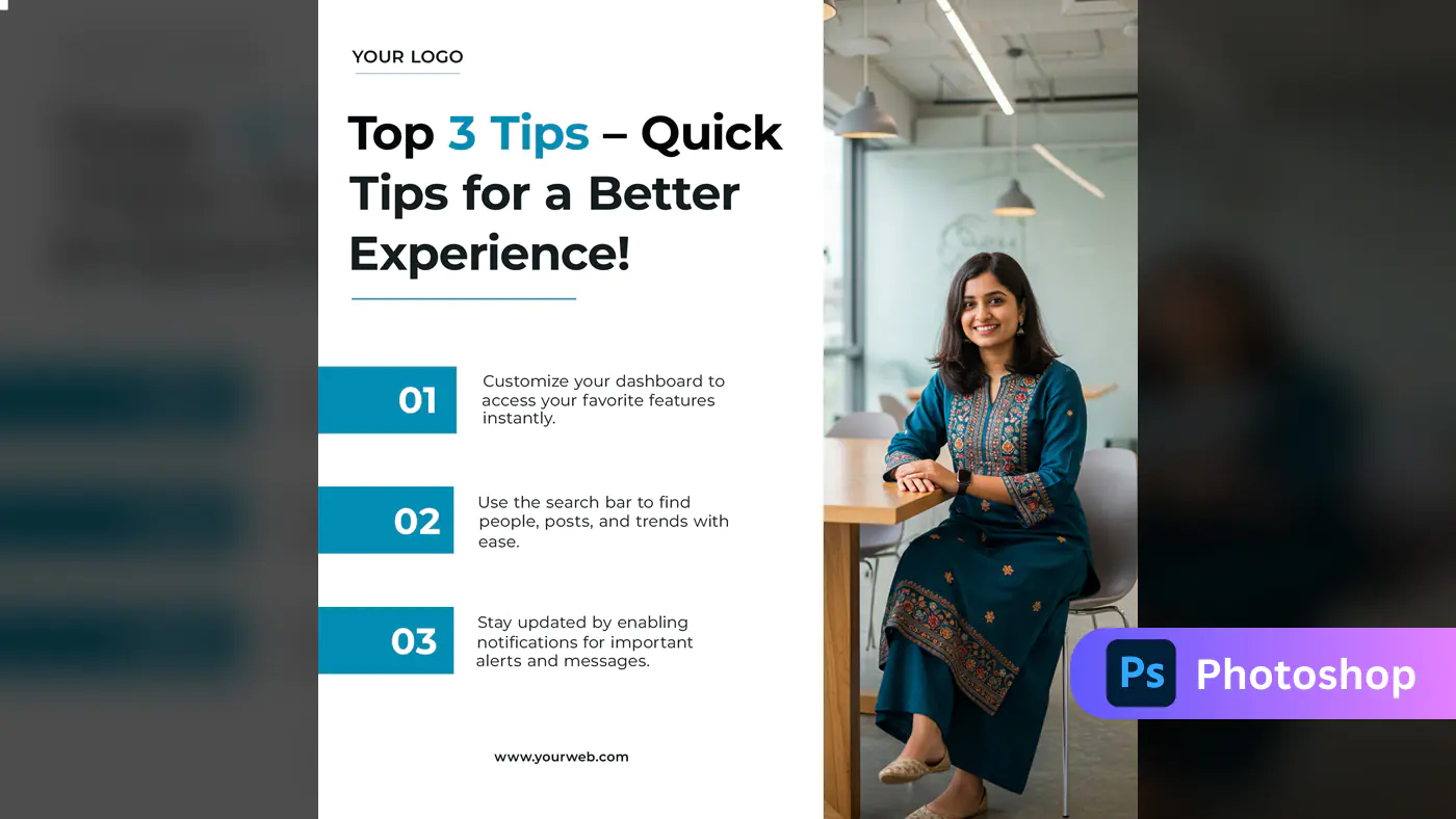 Modern Business Tips Template