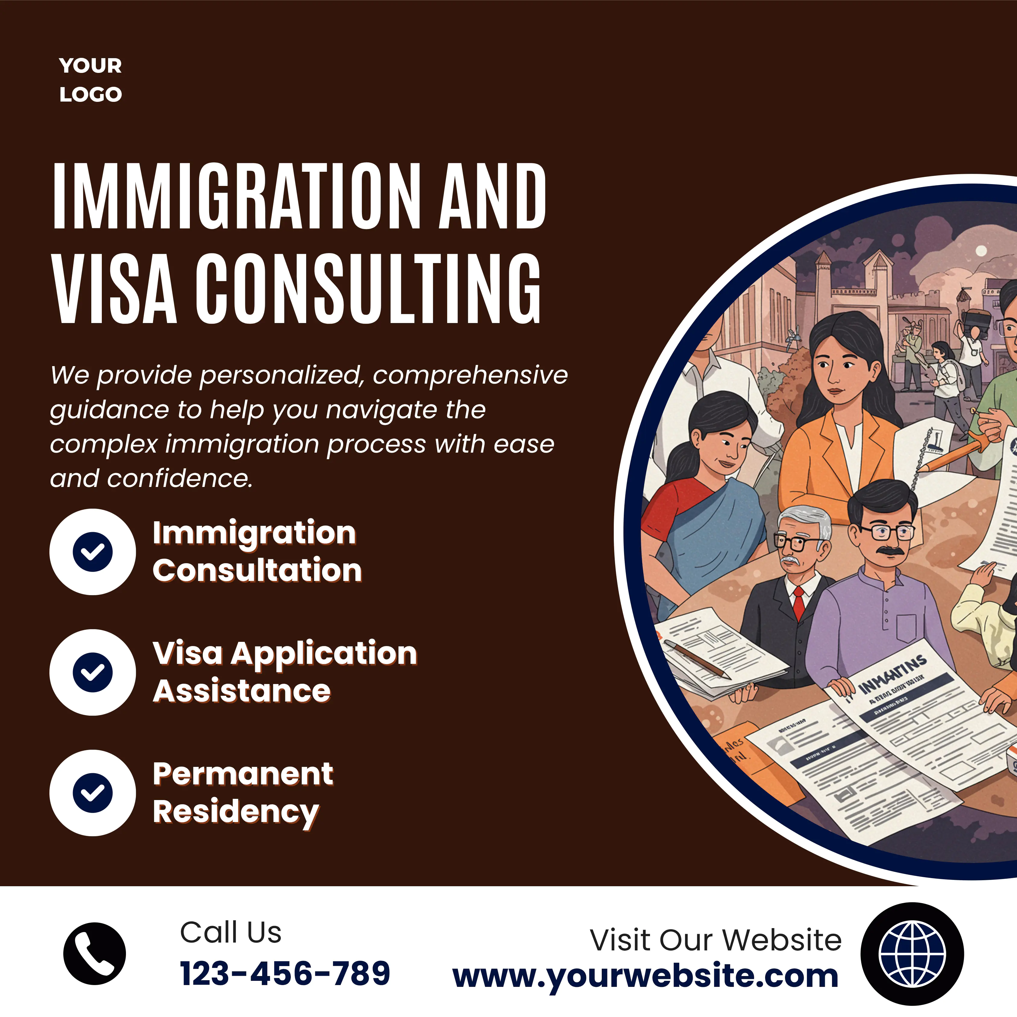 Immigration Consulting Service Template