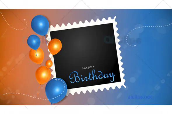 Customizable Birthday Greeting Card PSD Template