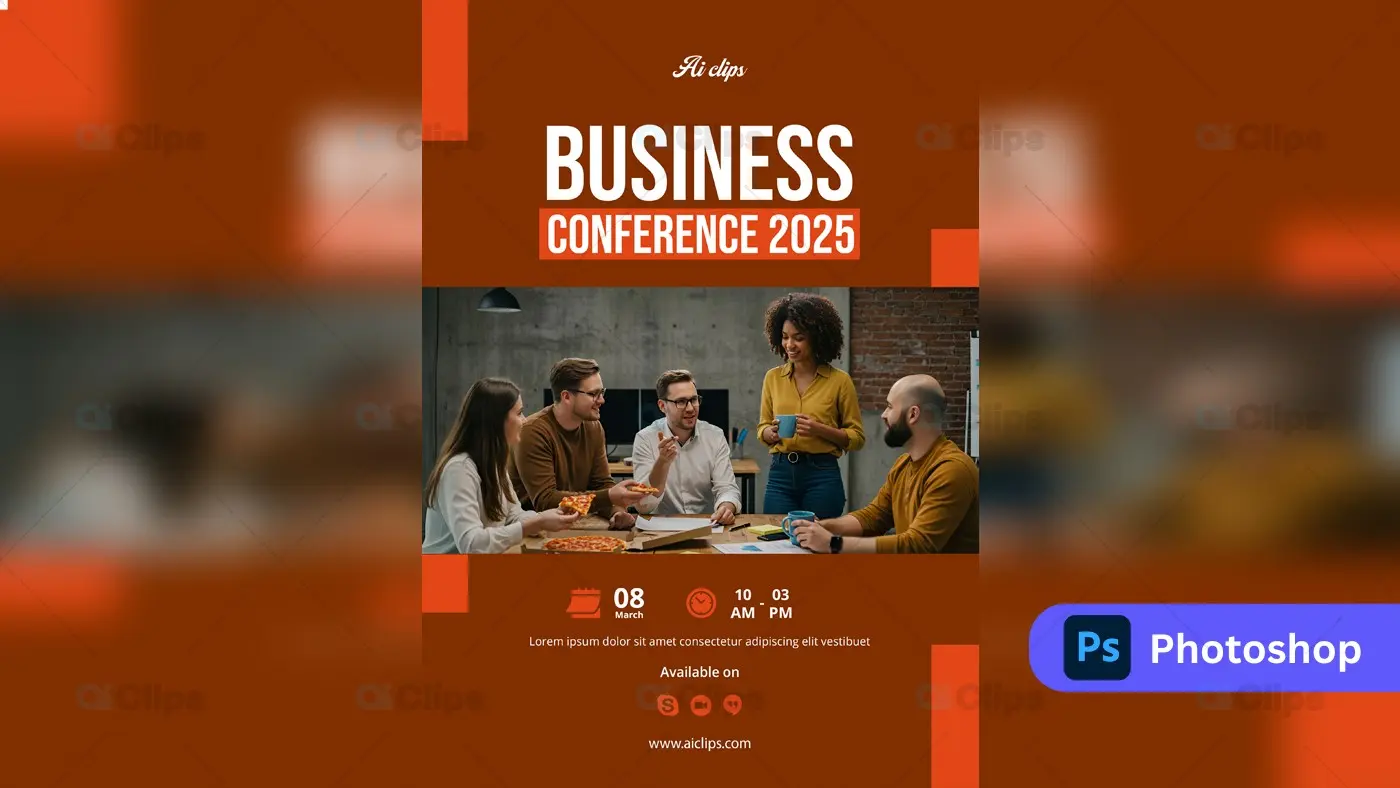 Business Conference 2025 Flyer