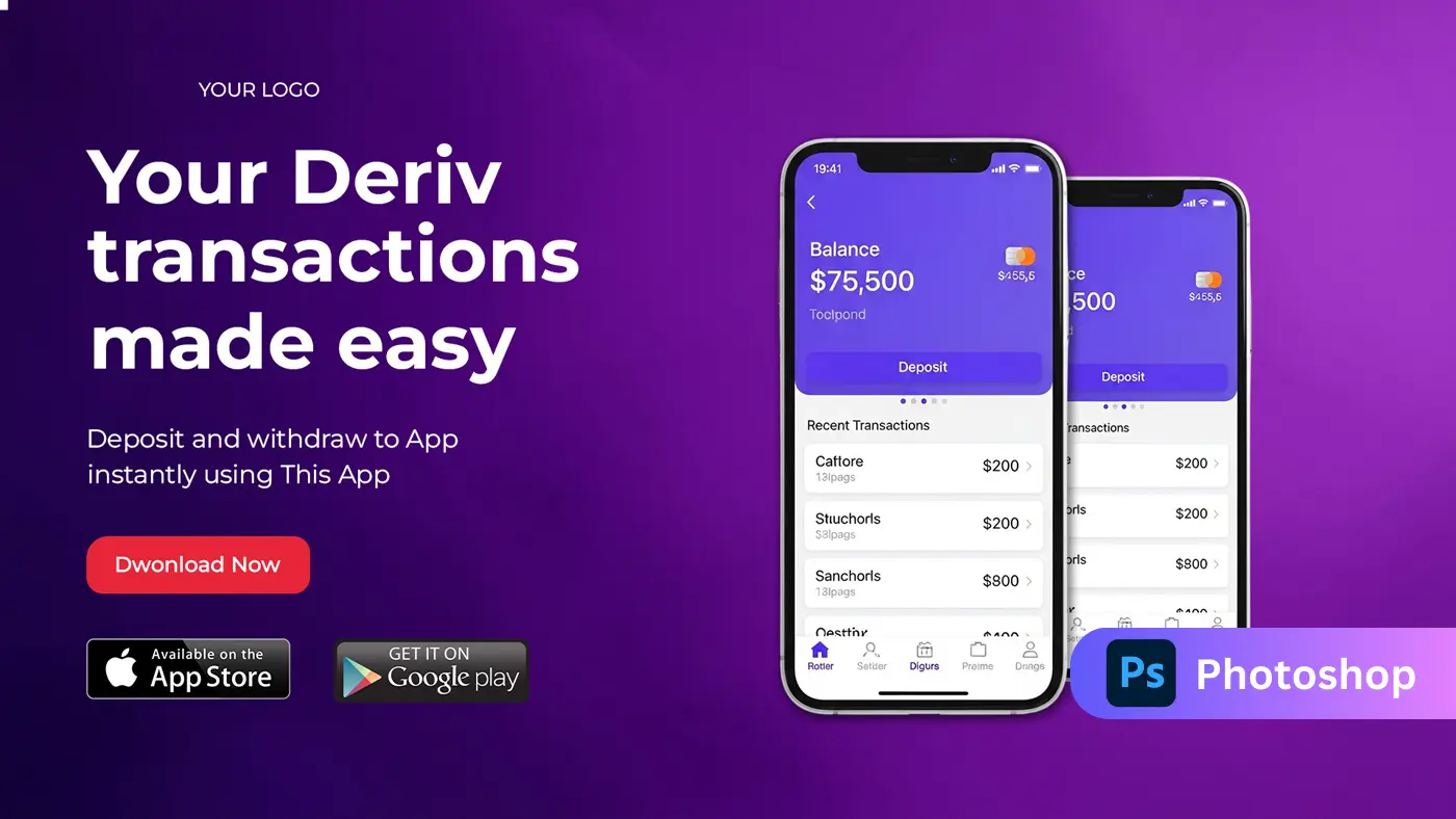 Fintech Mobile App Promotional Banner
