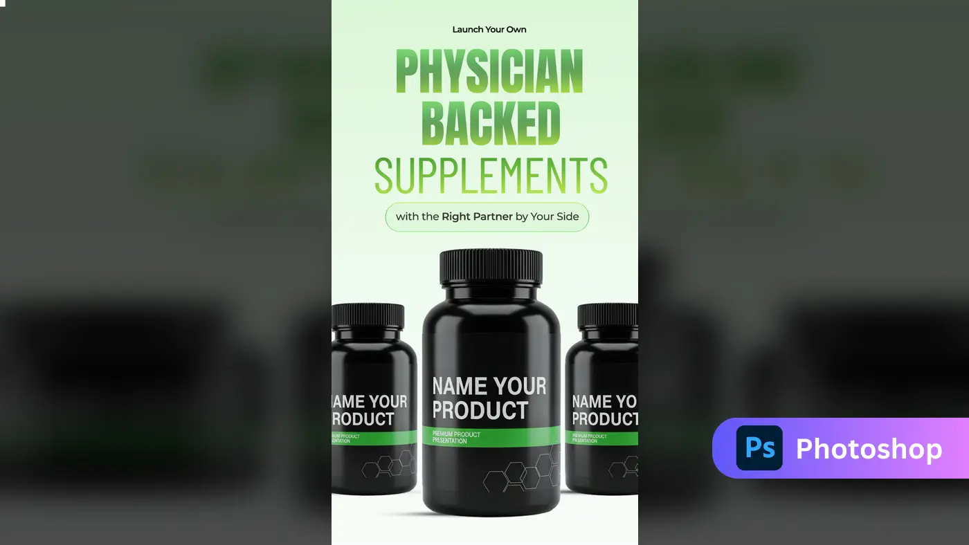 Physician Backed Supplements Branding Template