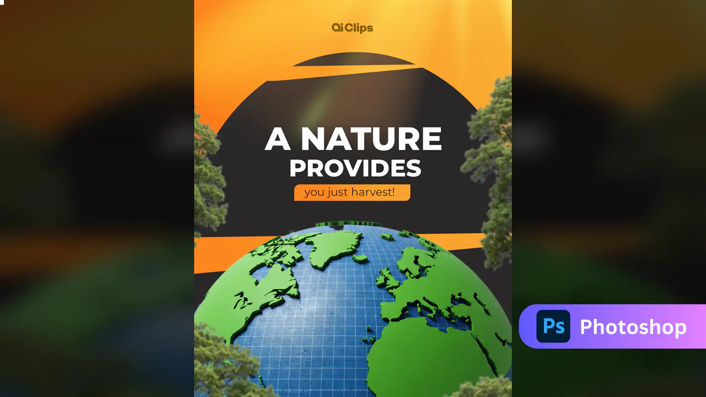 Nature Provides Sustainability PSD Template