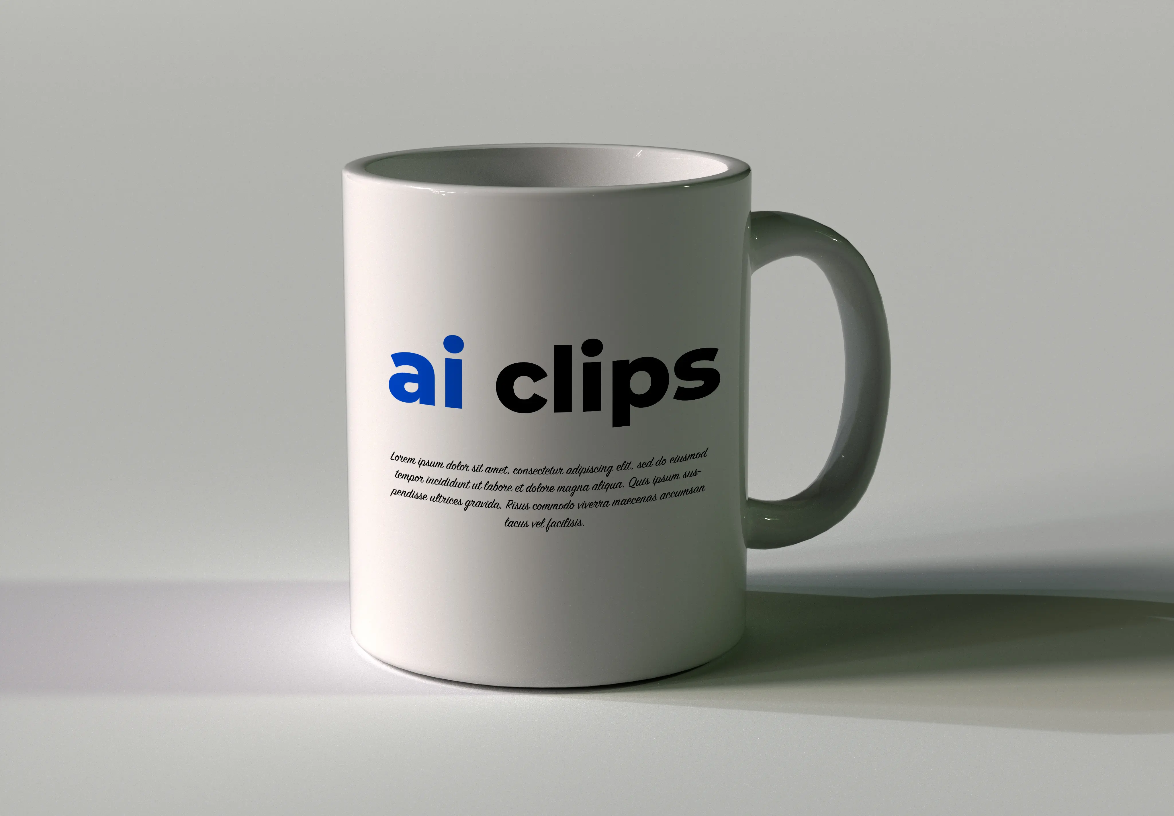 Minimal Ceramic Mug Mockup