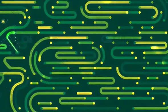 Futuristic Circuit Board – Glowing Digital Network Animation