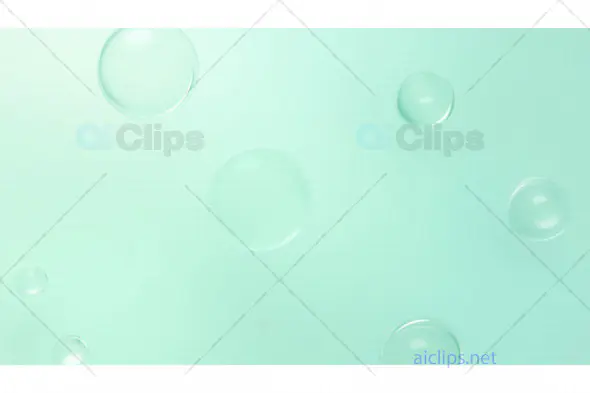 Mint Green Bubble Background Design