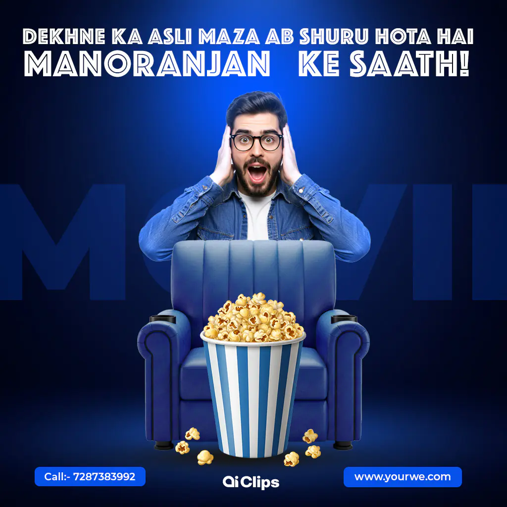Enhanced Movie Night Entertainment Promo Template