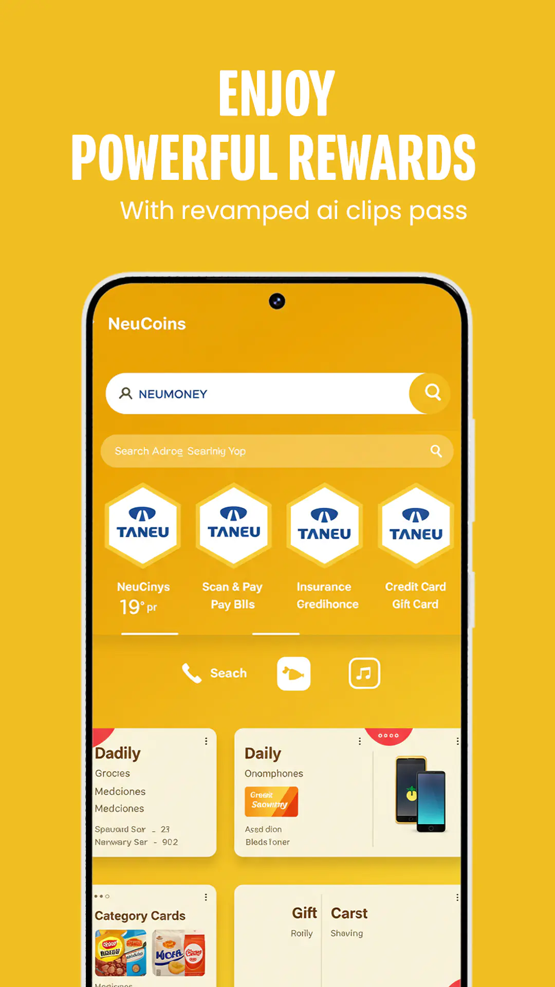 Reward-Based Shopping & Payment App UI Template